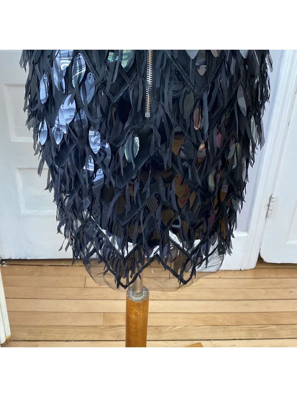 NWT Fashion Nova Feathery Twirl Mini Dress, Size M - Picture 12 of 17